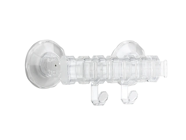 Suport de perete Gimi Bingo Ministick cu 3 clipuri si 2 cirlige pe ventuze