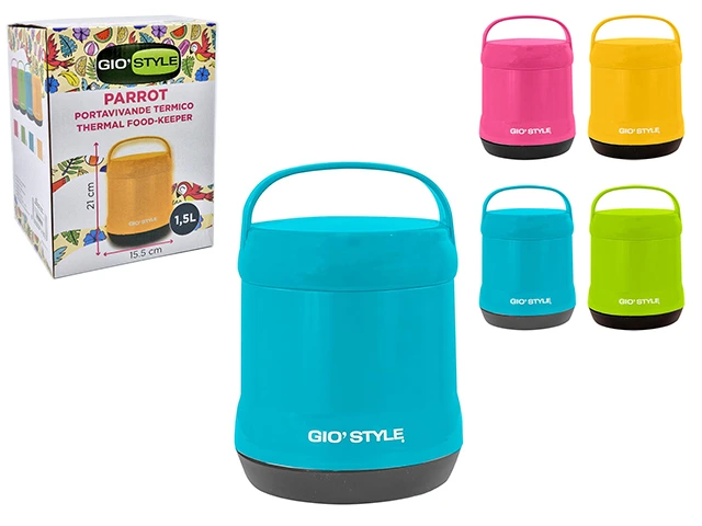 Termos pentru alimente GioStyle Parrot 1.5 l, colba din inox