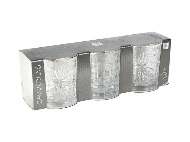 Set 3 pahare tip Tumbler EH 230ml