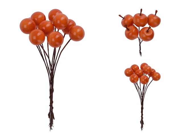 Ramura de mar/sau pomusoare galbene 14X5cm