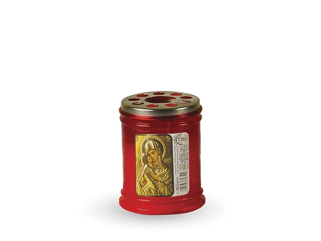Candela plastic classic 10X6.8cm 25ore, rosie
