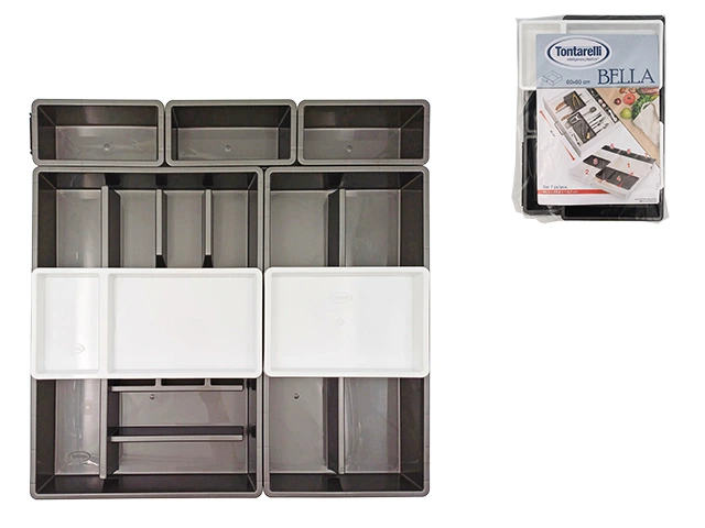 Set de tavi pentru tacamuri Tontarelli Bella 7buc, 49.5X49.2XH6.7cm