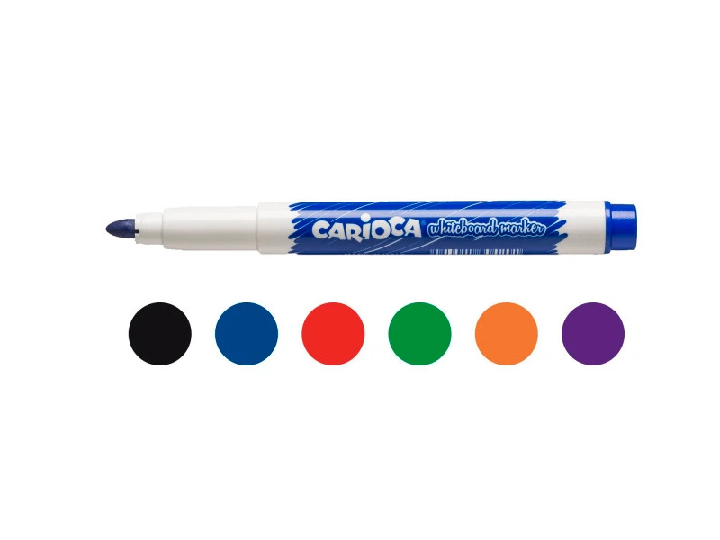 Set markere 6buc pentru tabla Carioca WB, 4.5mm