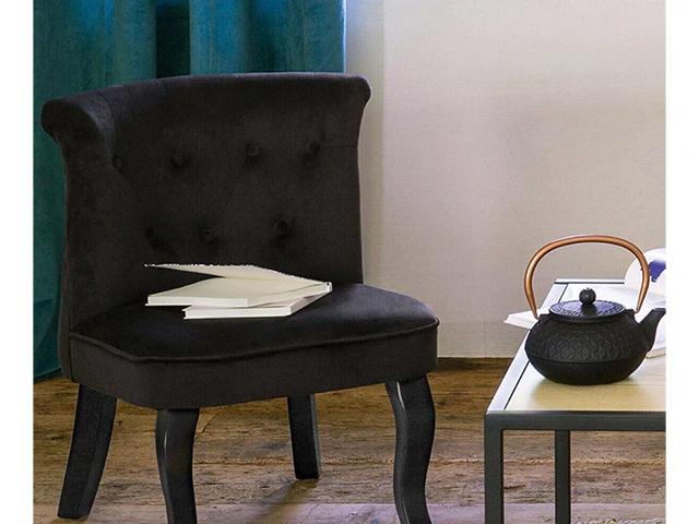 Ceainic din fonta 1l SG Flower, negru