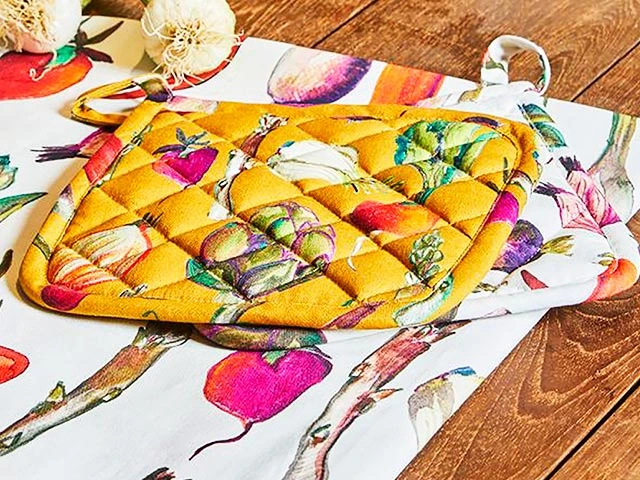 Fata de masa D170 cm Andrea Fontebasso Ortolana, 100% bumbac, rotunda