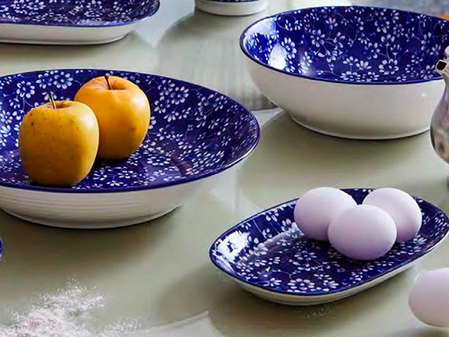 Platou oval din ceramica 28 cm Tognana Portata Grace