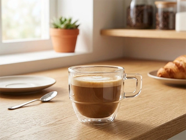 Set cani din cristal RCR 6 buc, 120 ml