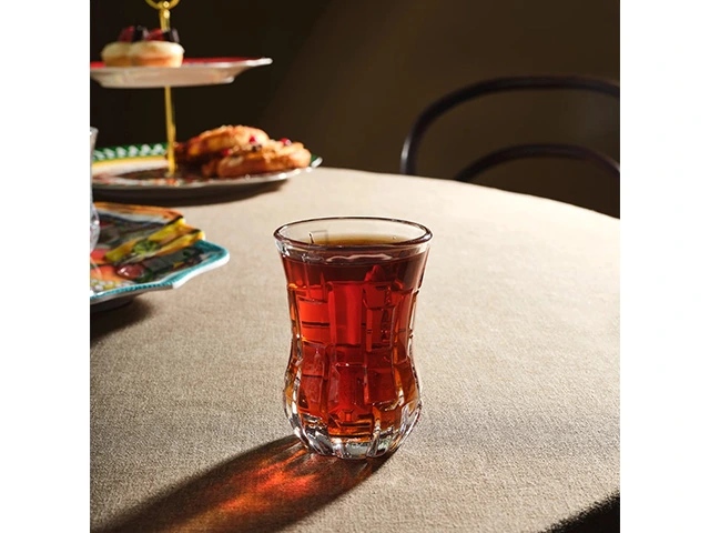 Set de 6 pahare turcesti pentru ceai 140 ml Etna Cay