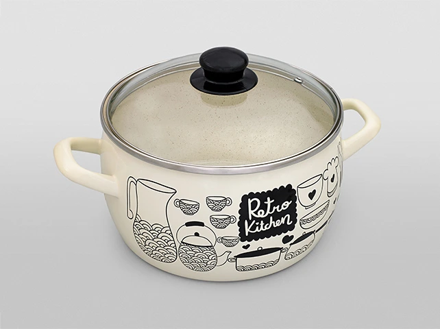 Set cratite emailat Retro 3buc