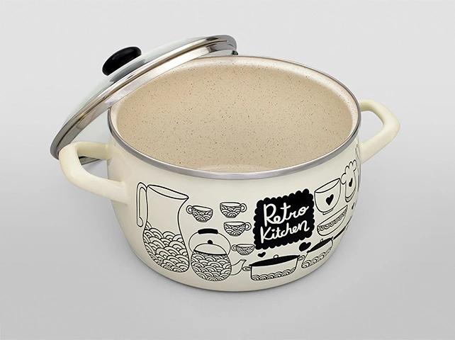 Set cratite emailat Retro 3buc