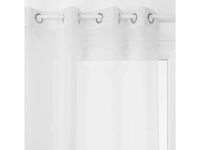 Perdea transparenta 140X240cm Atmosphera Louis, alba, poliester