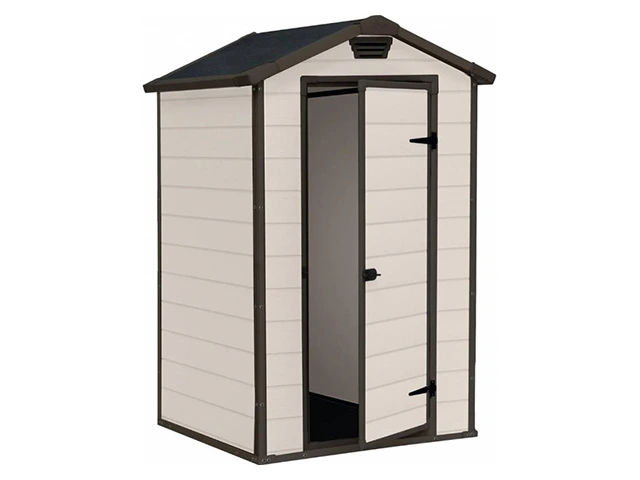 Casuta de gradina Manor 4X3, 129X103X196 cm, bej