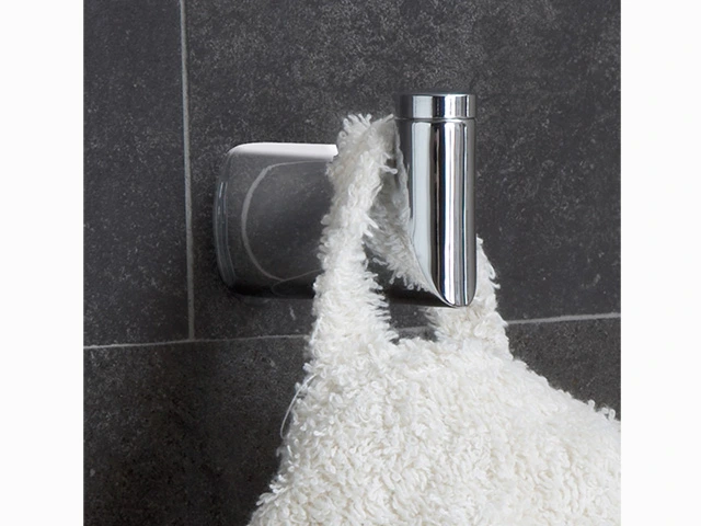 Cuier pe perete Tatay Ronda 1.6X6.5X4cm, aluminiu