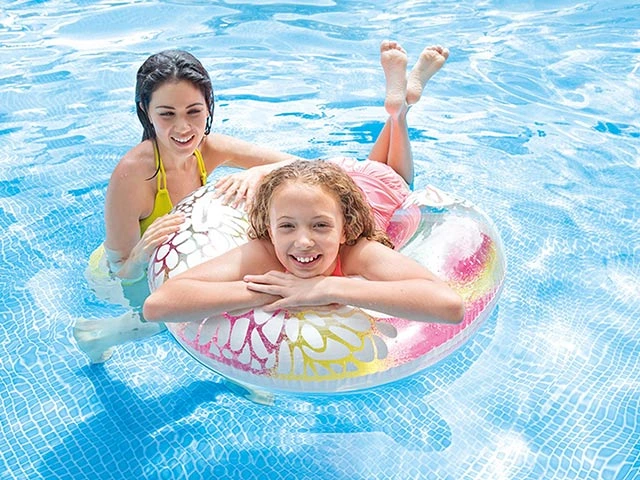 Cerc gonflabil Vise de vară D 97 cm cu mânere, până la 80 kg, 9+