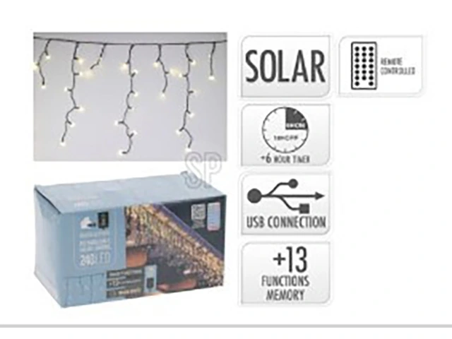 Luminite pe baterie solara 