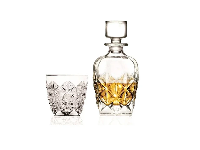 Carafa pentru bauturi tari Enigma 0.86l, cristal