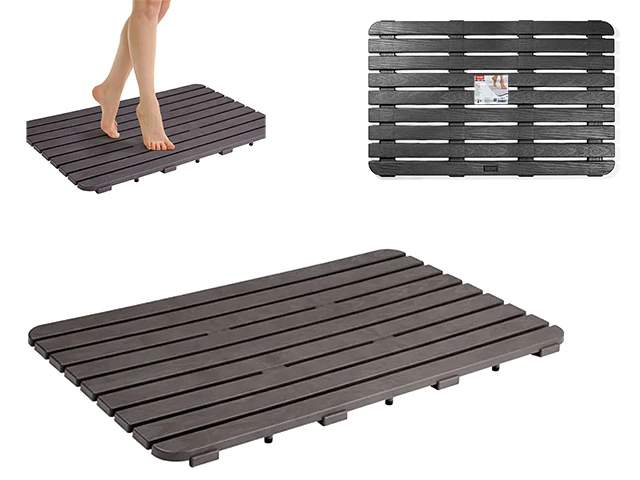 Platforma pentru dus Tatay 80X50X3cm maro, plastic