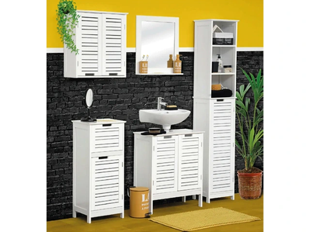 Comoda 2 sectiuni 36.5X30X83cm Tendance Miami, MDF