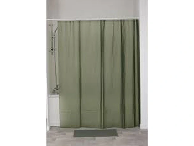 Perdea pentru dus 180X200cm Tendance, haki, EVA