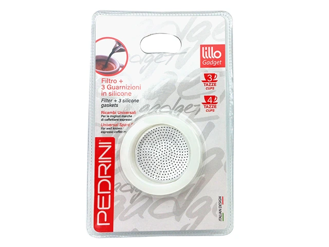 Garnituri din silicon pentru ibric de cafea 3-4 cani Lillo, 3buc + 1 filtru