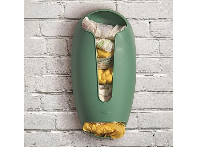 Organizator pentru pungi Snips 28.5X14X8 cm, verde