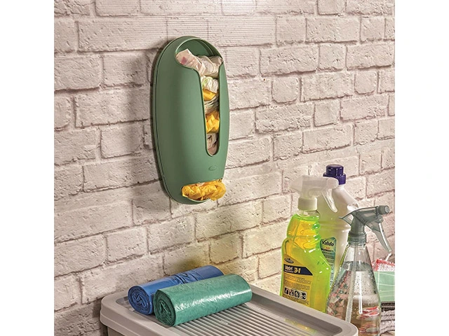 Organizator pentru pungi Snips 28.5X14X8 cm, verde