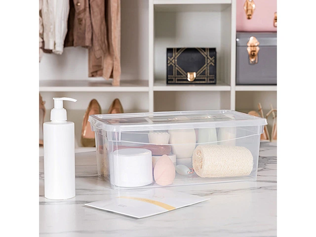 Container cu capac Econova Cristal 5l, 33X19X12cm, transparent