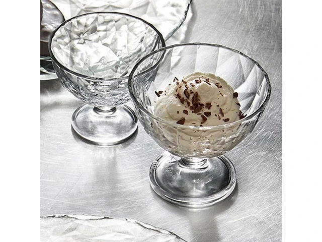 Cupa pentru desert 360ml Diamond din sticla, transparenta