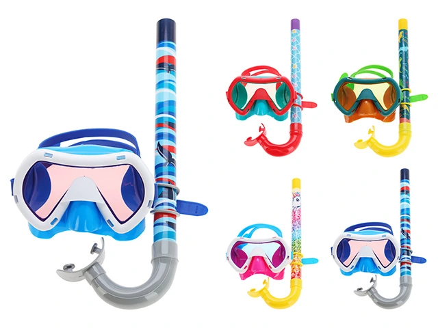 Set de inot: ochelari si tub de scufundare
