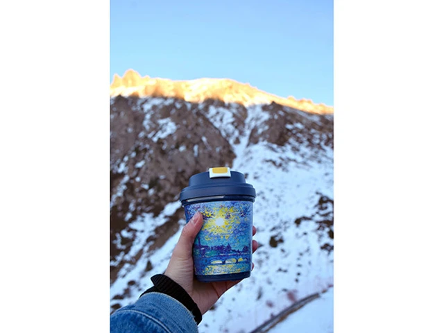 Termo pahar cu clapeta Phibo 300 ml 