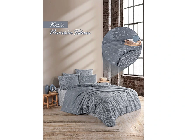 Lenjerie de pat Euro 2 NH VIP Narin Lacivert