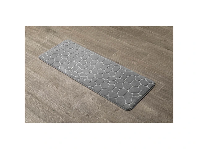 Covoras pentru baie 45Х120cm Tendance, gri, microfibra