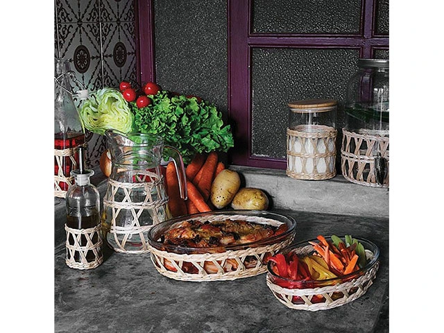 Forma pentru copt Tognana Cook&Serve 21X14X5cm, oval, sticla