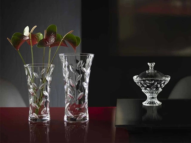 Vaza din cristal Laurus D14cm, H25сm