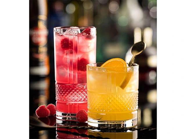 Set 6 pahare tip Tumbler Brilliante 370ml, inalte, cristal