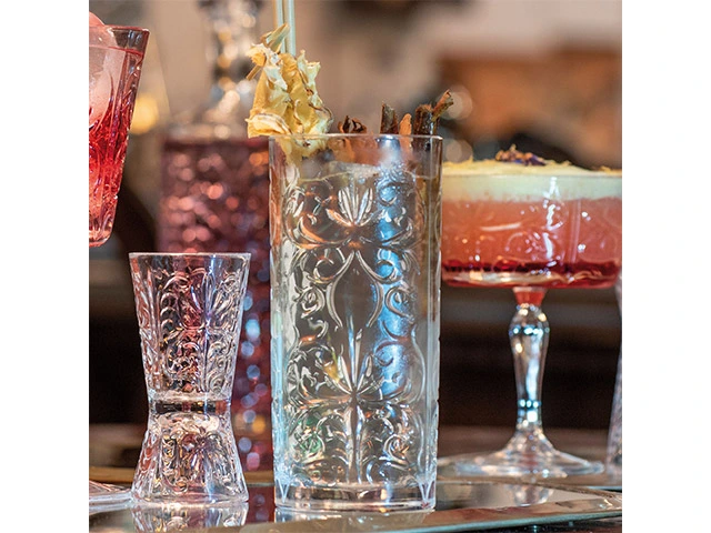 Set 6 pahare tip Tumbler Tattoo 370ml, inalte, cristal