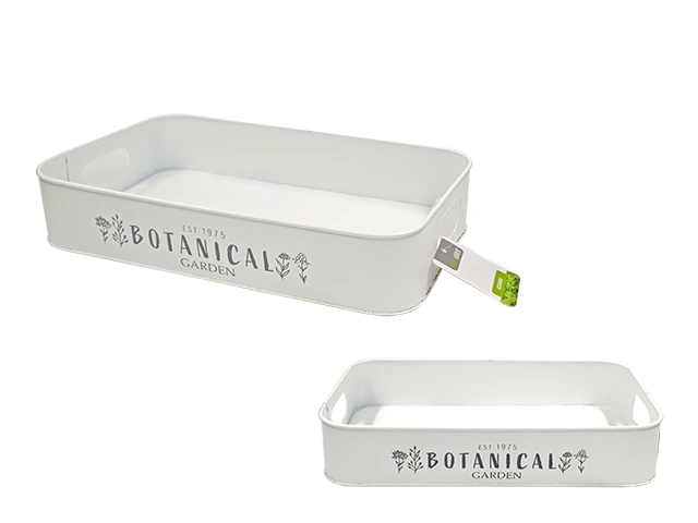 Tava din metal ProGarden 40X25cm, alb
