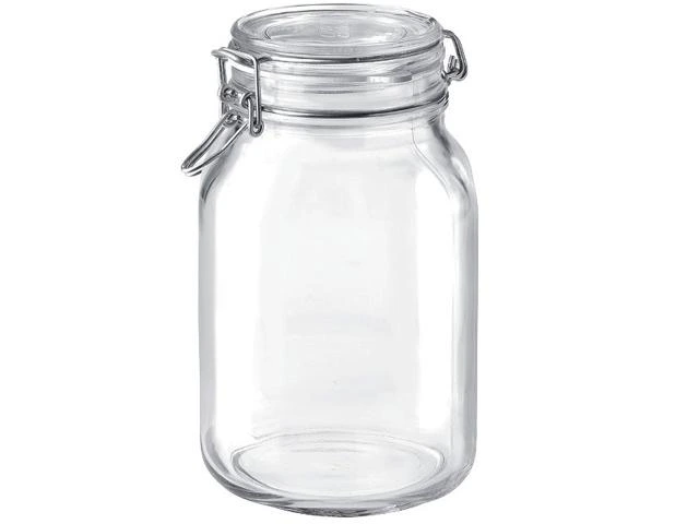 Borcan pentru pastrare/conservare Fido 2l, cu capac clema