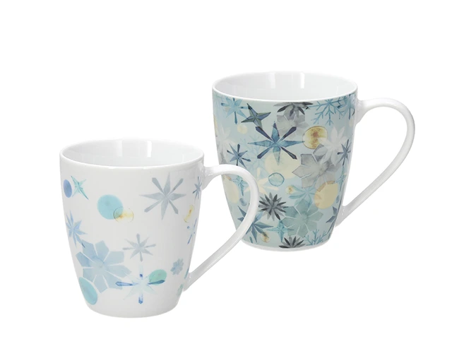 Set 2 cani 340ml Andrea Fontebasso Cristalli, portelan