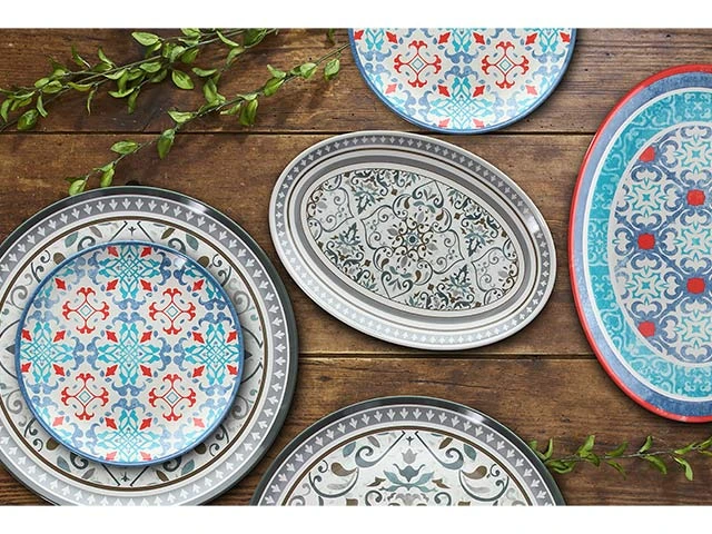 Platou oval Tognana Show Deruta 35.5X25.5cm, melamină