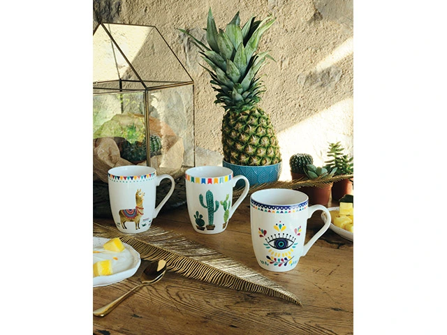 Cana 330ml Tognana Iris Margarita, 3 modele, porțelan 