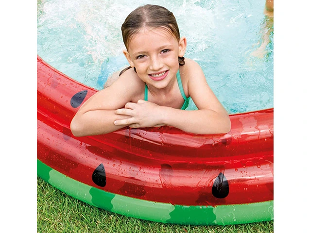 Piscină gonflabilă pentru copii “Pepene verde” 168×38 cm, 581 L, 2+