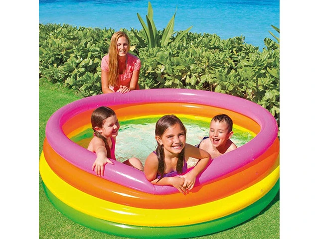 Piscină gonflabilă pentru copii “Apus de soare” 168×46 cm, 780 L, 3+