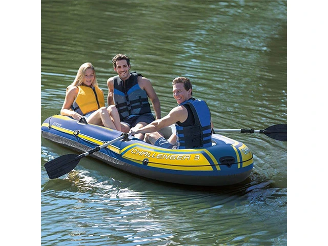 Barcă Gonflabilă “Challenger 3” cu vâsle și pompă, 295x137x43 cm, până la 320 kg