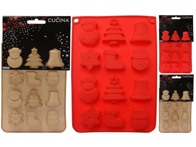 Forma din silicon pentru ciocolata (de Craciun)