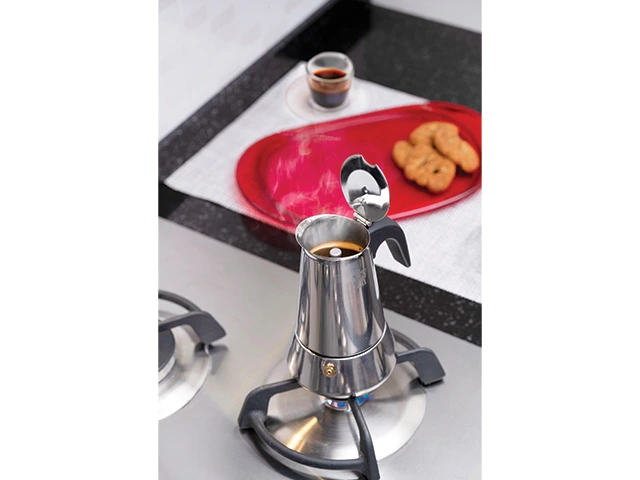 Ibric de cafea pentru 4 cani Ghidini Pezzetti, din inox