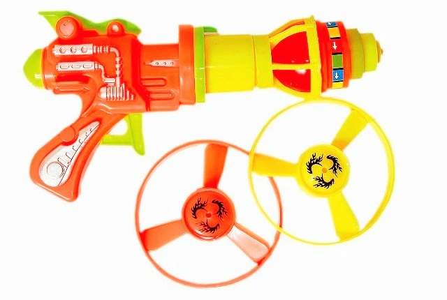 Set pistol care trage cu elastic+ 6 elasticuri 17X10cm