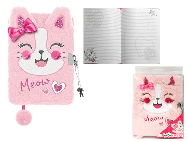 Agenda cu lacat, A5, 96foi, My Little Happy Cat, coperta plus