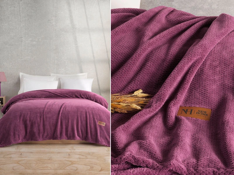 Cuvertura 200X220cm NH Battariye, poliester, violet