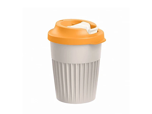 Pahar ToGo cu clapeta Phibo 350 ml, forma relief 